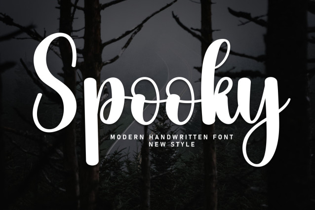 Spooky Script 1 Spooky Script Font - Befonts