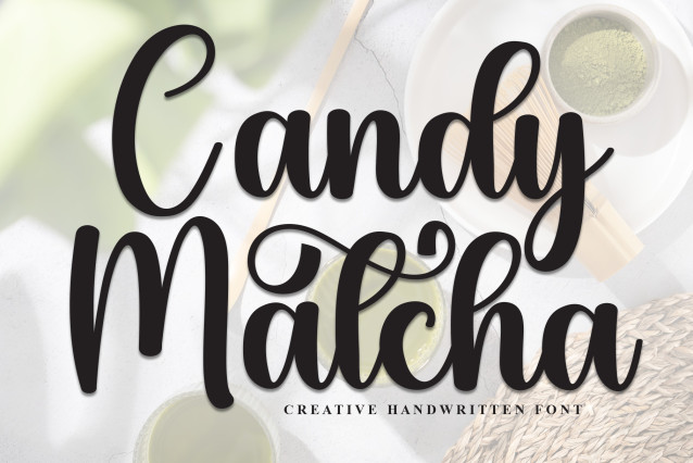 Candy Matcha Script Font - Befonts