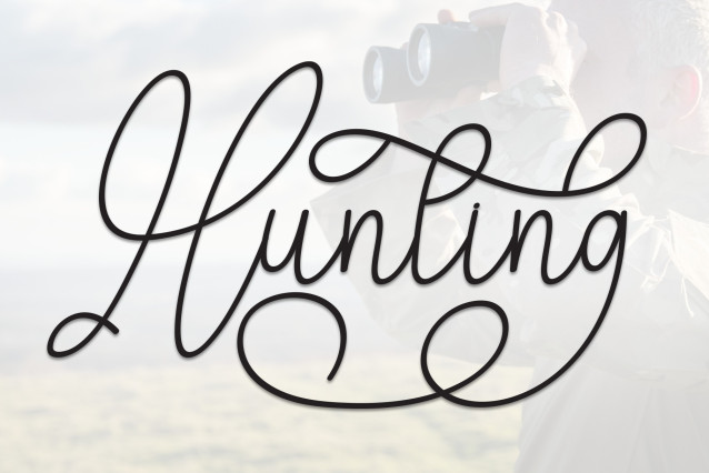 Hunting Script Font - Download Free Font