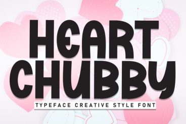 Heart Chubby Display Font