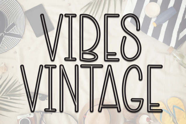 Vibes Vintage Display Font
