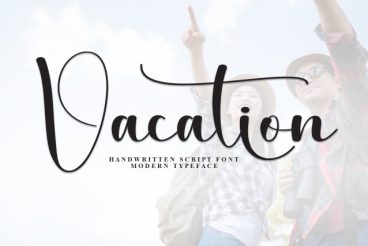Vacation Calligraphy Font