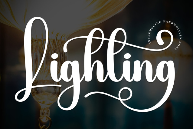 Lighting Script Font - Befonts