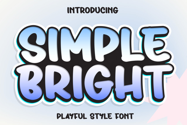 Simple Bright Display Font - Befonts