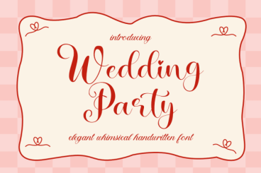 Wedding Party Font