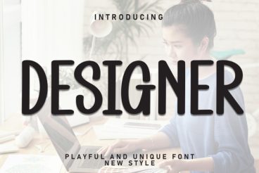 Designer Display Font