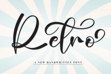 Retro Calligraphy Font