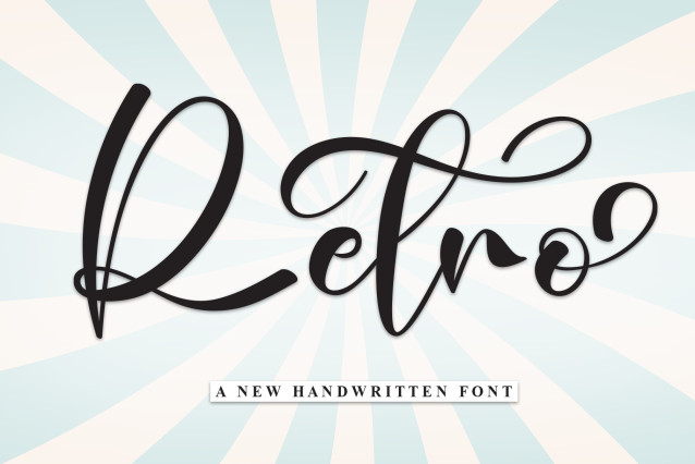 Retro Calligraphy Font - Befonts