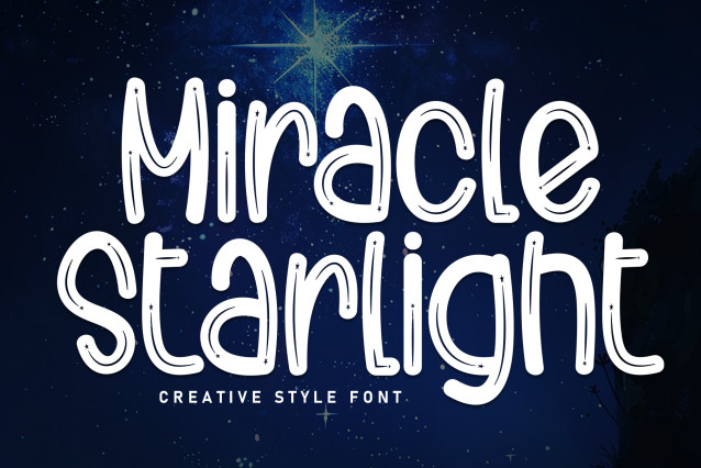 Miracle Starlight Display Font - Befonts