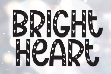 Bright Heart Display Font