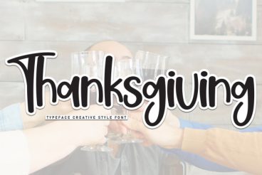 Thanksgiving Display Font