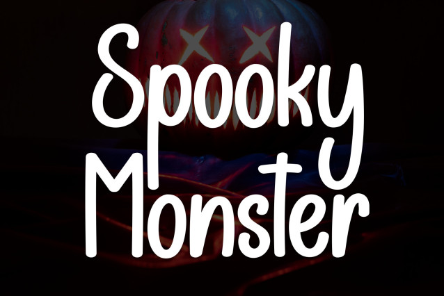 Spooky Monster Display Font - Download Free Font