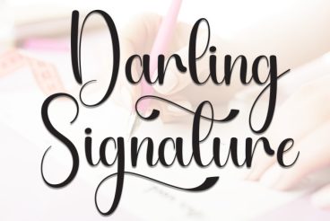 Darling Signature Script Font