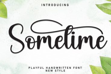 Sometime Script Font