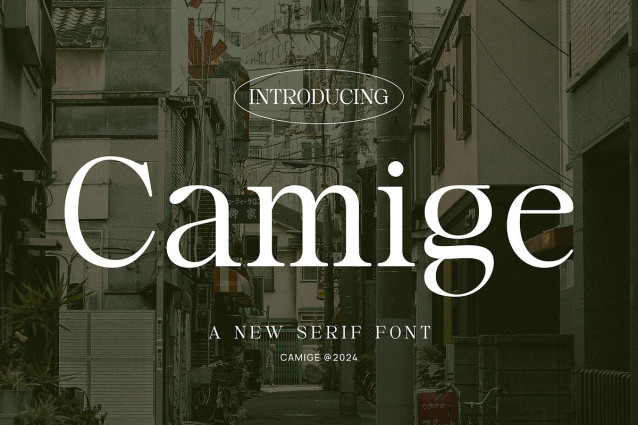 Camiguin Lettering Camige Font - Befonts
