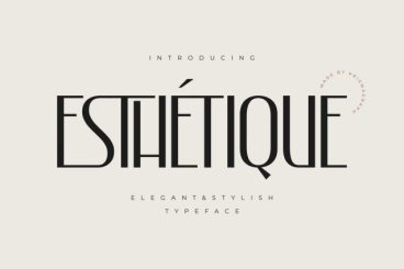 Esthetique Typeface