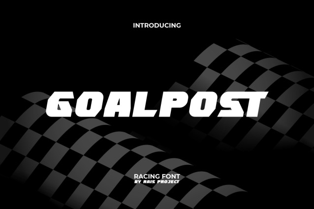 Goalpost Font - Befonts