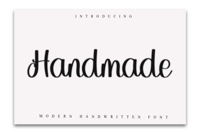Handmade Script Typeface - Download Free Font