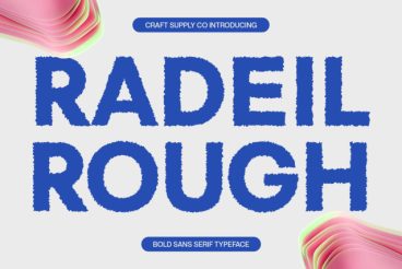 Radeil Rough Font