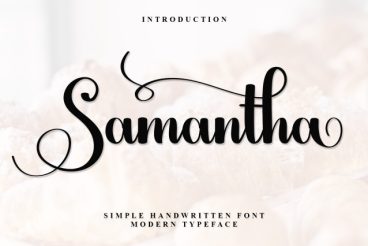 Samantha Script Font