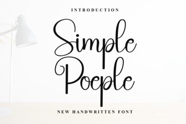 Simple Poeple Script Font