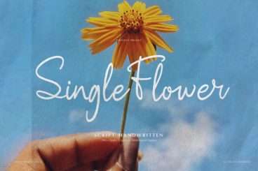Single Flower Font