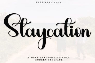Staycation Script Font