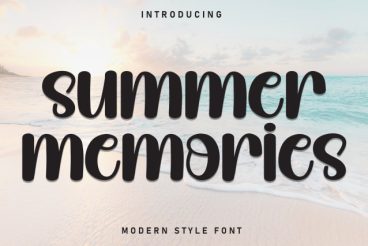 Summer Memories Display Font