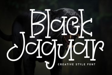 Black Jaguar Display Font