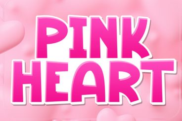 Pink Heart Display Font