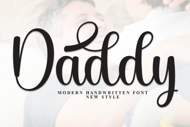 Daddy Font Tutorial Daddy Script Font - Befonts