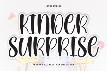 Kinder Surprise Display Font