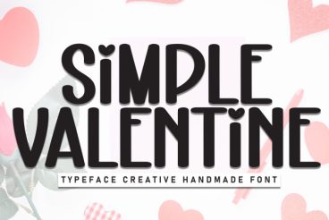Simple Valentine Display Font