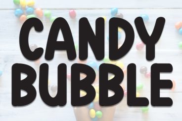 Candy Bubble Display Font