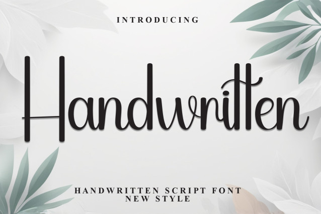 Handwritten Script Font - Befonts