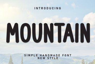 Mountain Handwritten Font