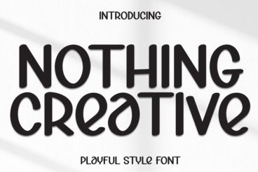 Nothing Creative Script Font