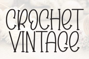 Crochet Vintage Script Font