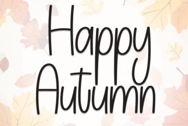 Happy Autumn Script Font