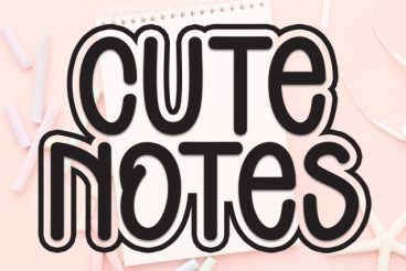 Cute Notes Handwritten Font