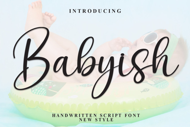 Babyish Handwritten Font - Befonts