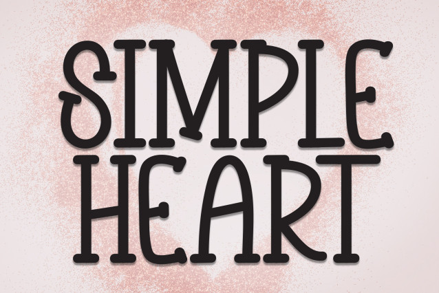 Simple Heart Handwritten Font - Download Free Font