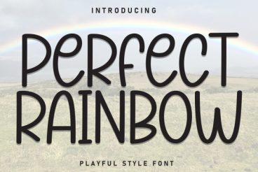 Perfect Rainbow Script Font