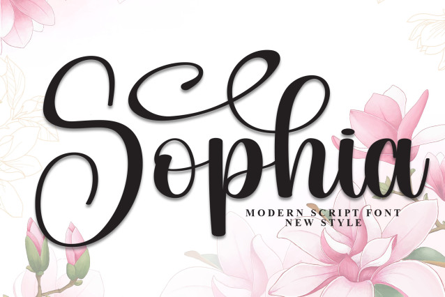 Sophia Handwritten Font - Befonts