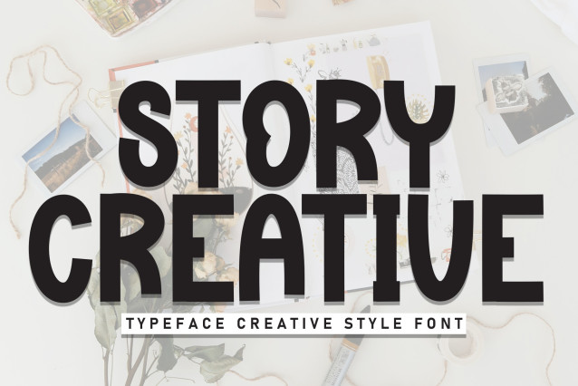 Story Creative Script Font - Befonts
