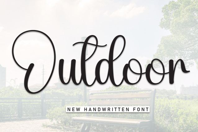 Outdoor Handwritten Font