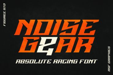 Noise Gear Font