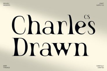 CS Charles Drawn Font