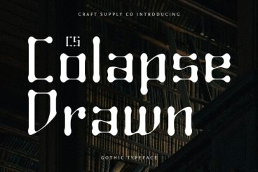 CS Colapse Drawn Font