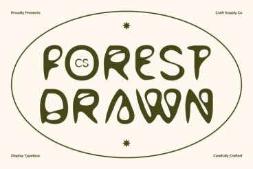 CS Forest Drawn Font